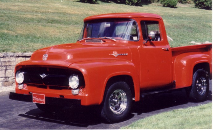 1955 Ford F100 1956 ford f100 Photo was taken in 1992
