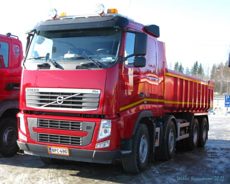 Volvo FH 500 the gravel stone and building materials BPC490 