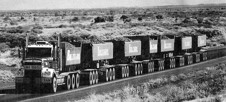 kenworth road trains