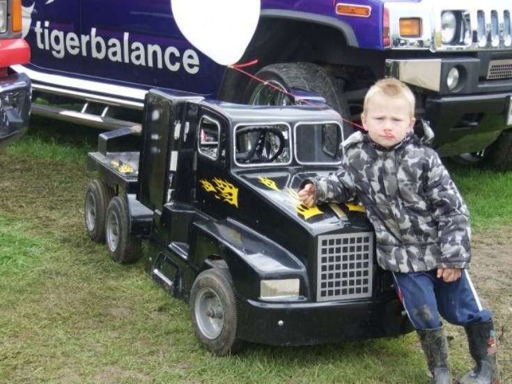Truck - shrunk in the wash