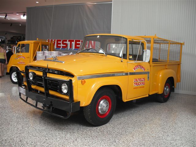 Dodge 200 pickup Western Transport display at Gatton QLD