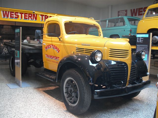1940s Dodge Truck on show at the Opening of the Western Transport display, Gatton QLD