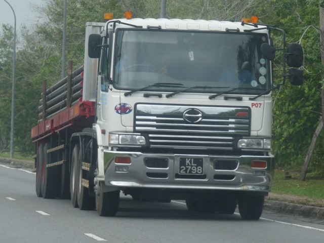 Hino Profia tractor and trailer