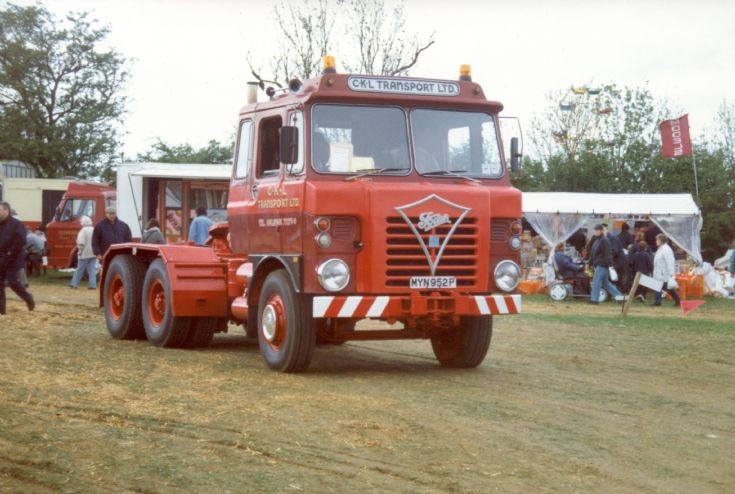 1975 Foden S80 6x4 tractor unit fitted with the sleeper cab and Cummins engine