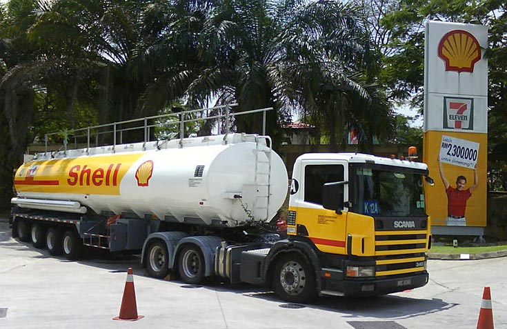 Shell Tanker Truck