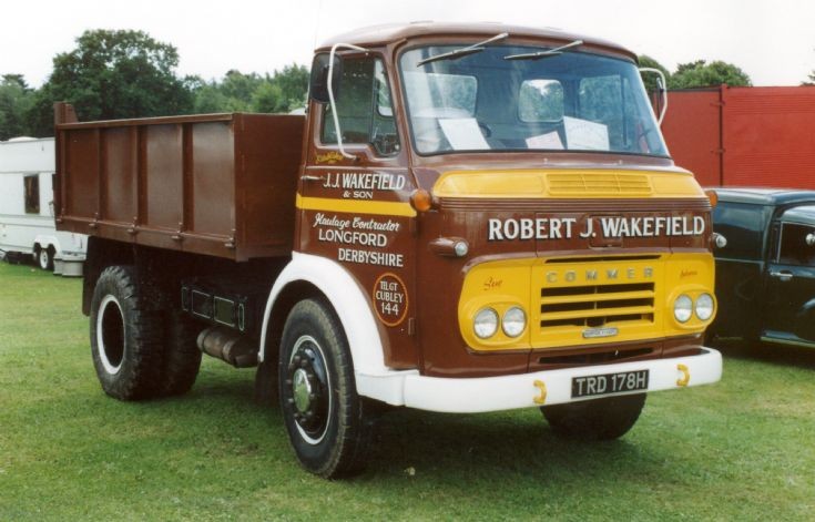 1969 Commer SWB tipper - Robert J. Wakefield Haulage Contractor, Longford, Derbyshire