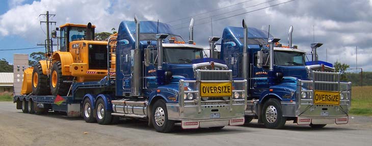 Millars Transport Kenworth T404ST & Wheel Loaders