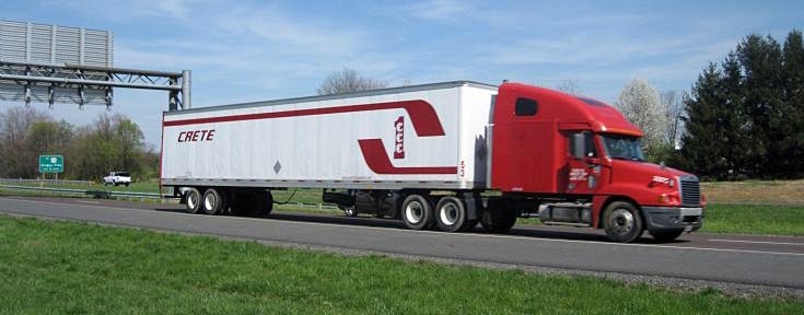 Freightliner Crete Carrier Corp on US 222 outside Lancaster, PA.