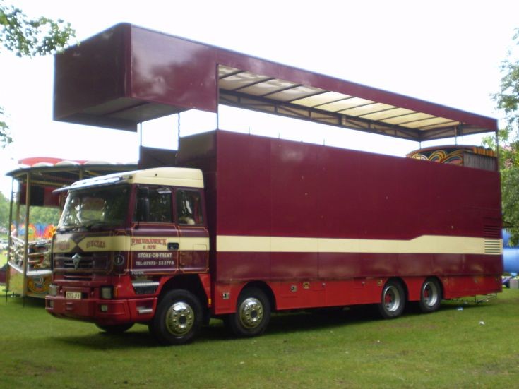 1987 Foden 8 Wheeler Fair lorry P M Warwick at Wollerton Park