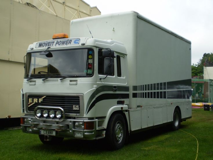 1990 ERF E14 Fair Lorry at Wollertton Park - reg C3 ANR