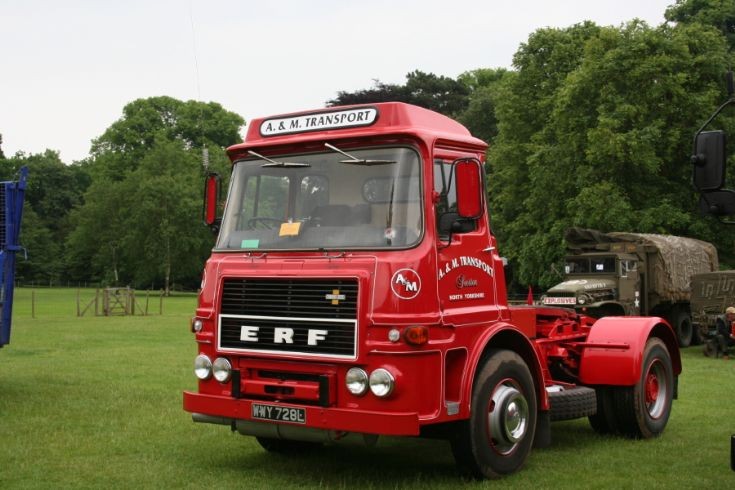 1973 ERF A series tractor unit erg WWY 728L at Newby Hall rally 2010 