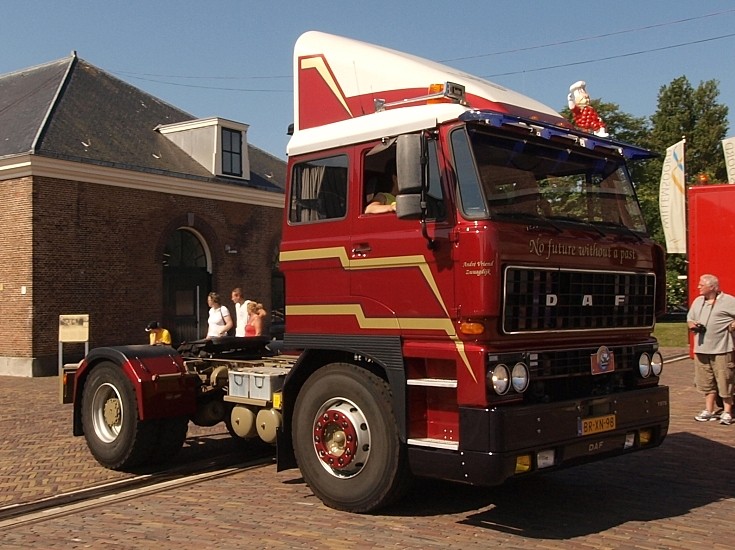 1975 DAF FT 2805 DKS 325 registration BR-XN-98 at 'Historisch Weekeind Den Helder', The Netherlands