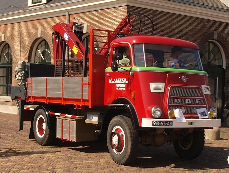 1974 DAF V1600 DD 358 registration 98-65-AB at 'Historisch Weekeind Den Helder', The Netherlands