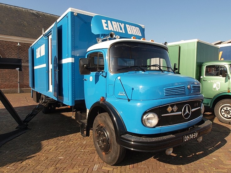 1974 Mercedes-Benz L1113B registration DB-74-39 at 'Historisch Weekeind Den Helder', The Netherlands