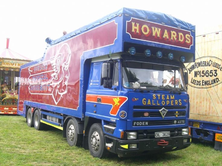 Cummins powered Foden Foden 4275, Reg OIL 3626