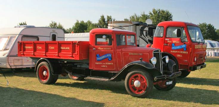 Osgerby & Son International with Volvo F86 at Winterton Show Ground, N. Lincs