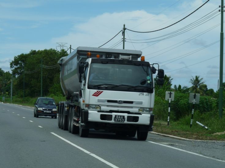 Nissan Diesel with bulk dump trailer