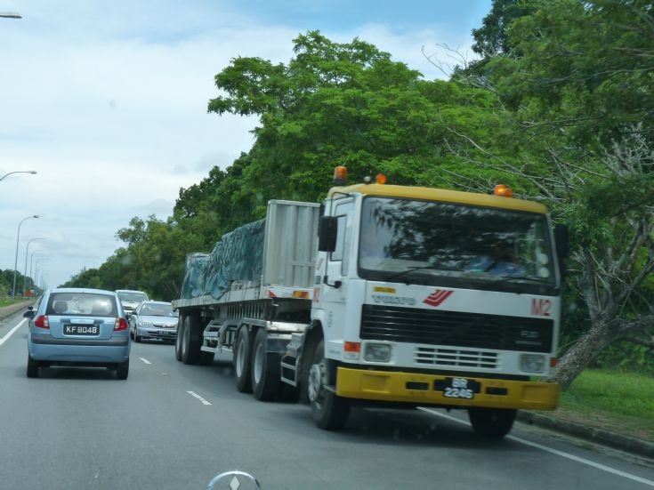 Volvo FL10 tractor and trailer operated by Jasra rentals