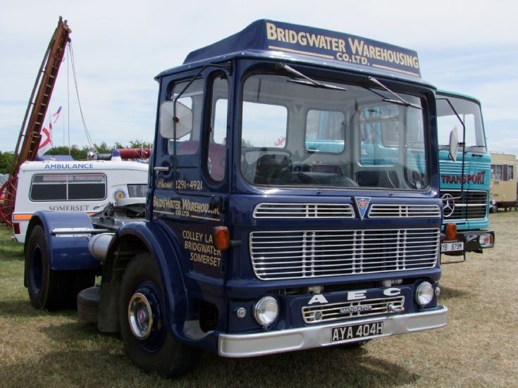 Bridgewater Warehousing Co. Ltd. AEC Mandator reg AYA 404H at the Sedgemoor Vintage Show, Isleport, Highbridge, Somerset