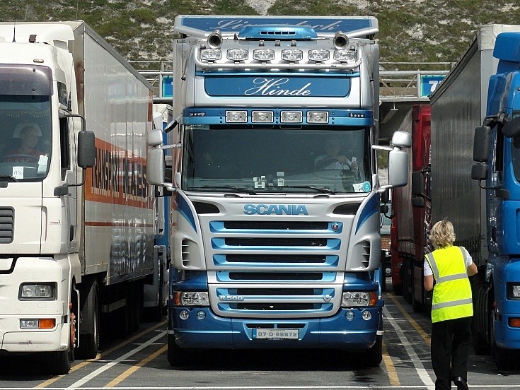 Hinde Scania R580 at Dover