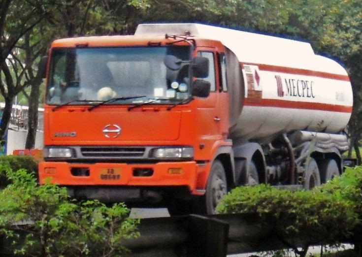 Mecpec Trading Co Pte Ltd Hino Profia FN 4-Axle Fuel Oil Tanker Truck