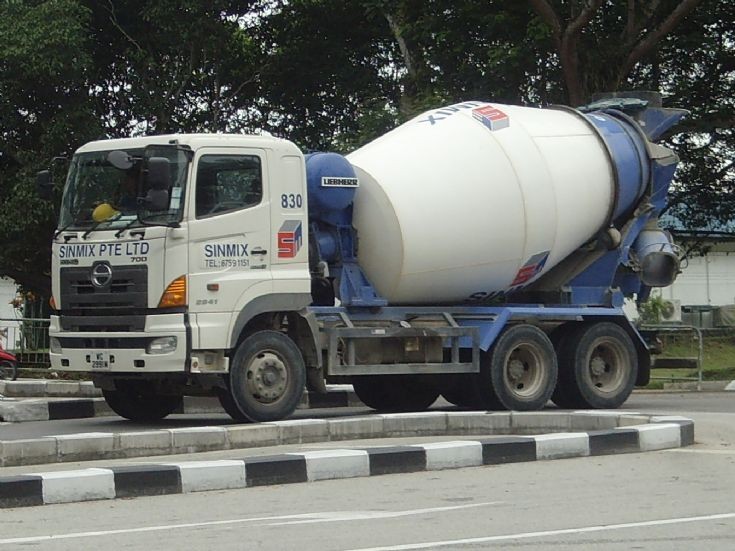 SinMix Pte Ltd  Hino Profia 700 Series Concrete Mixer Truck
