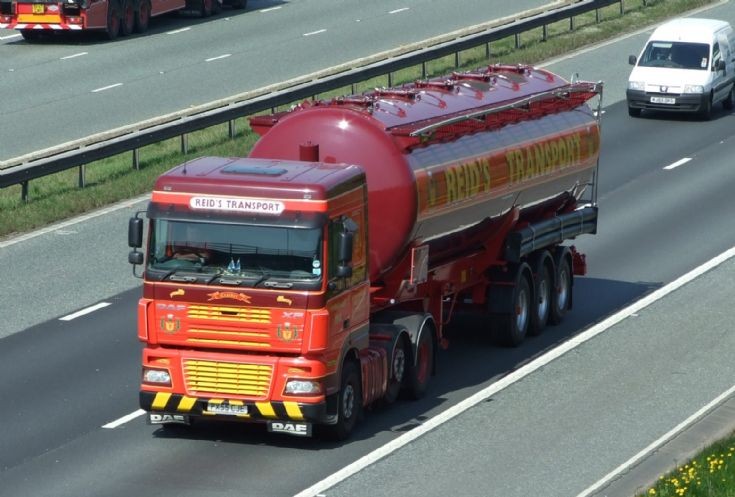 DAF XF Reid’s Transport tanker