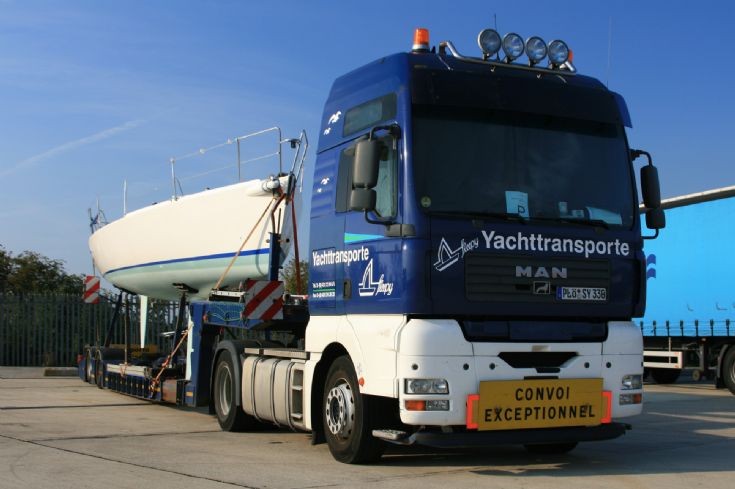 MAN Yachttransporte.
