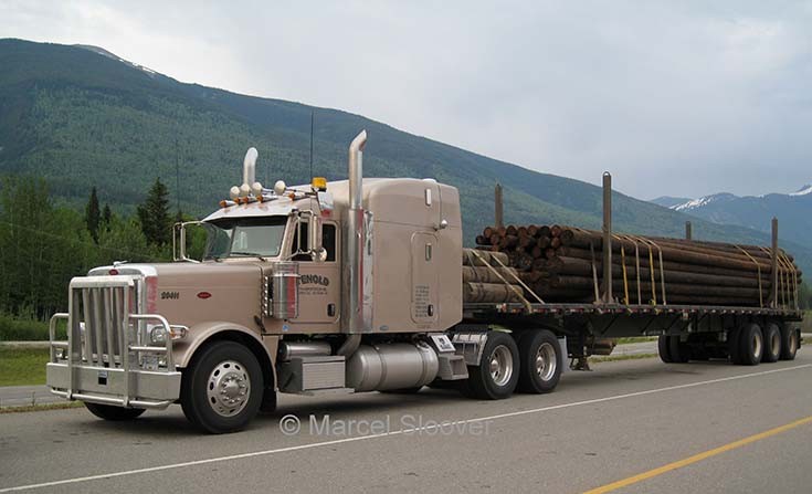 Peterbilt truck McBride BC Canada Another truck seen in McBride BC Canada