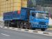 FP517 Mitsubishi Fuso Tractor hauling a trailer cum tipper