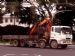 FU519UZ 4-axle Mitsubishi Fuso Cargo Truck with a Pal Finger hoisting crane belonging to Aik Hoe Heng Construction Engineering Works