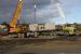 Mack Vision unloading concrete retainer walls at South-Wood Export, Awarua