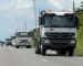 New tractors convoy - Mercedes and Mitsubishi