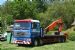 1993 Volvo F10 6x4 Plant lorry with a large rear mounted crane