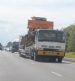 Nissan Diesel CX hauling Kato crane