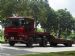 Mitsubishi Fuso Super Great FP50LDR Tractor hauling a low loader trailer